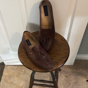 Giorgio Brutini Dark Brown Tassel Loafers 13D